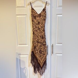 Asymmetrical Midi Floral Dress